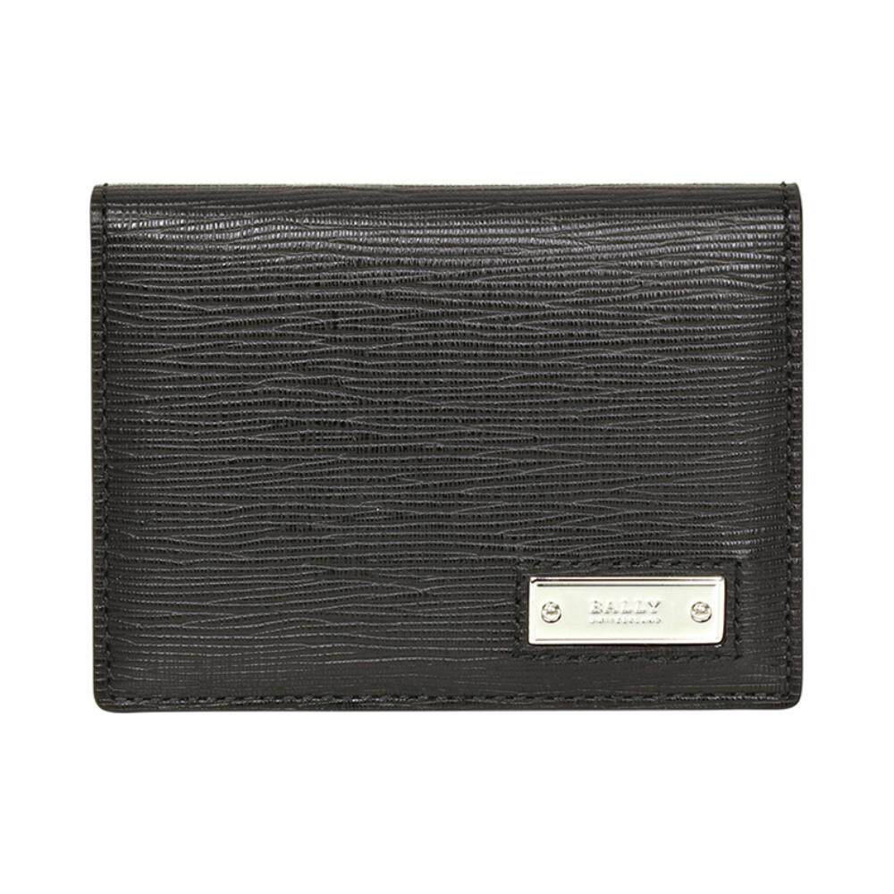 bally巴利女士黑色牛皮短款钱包钱包