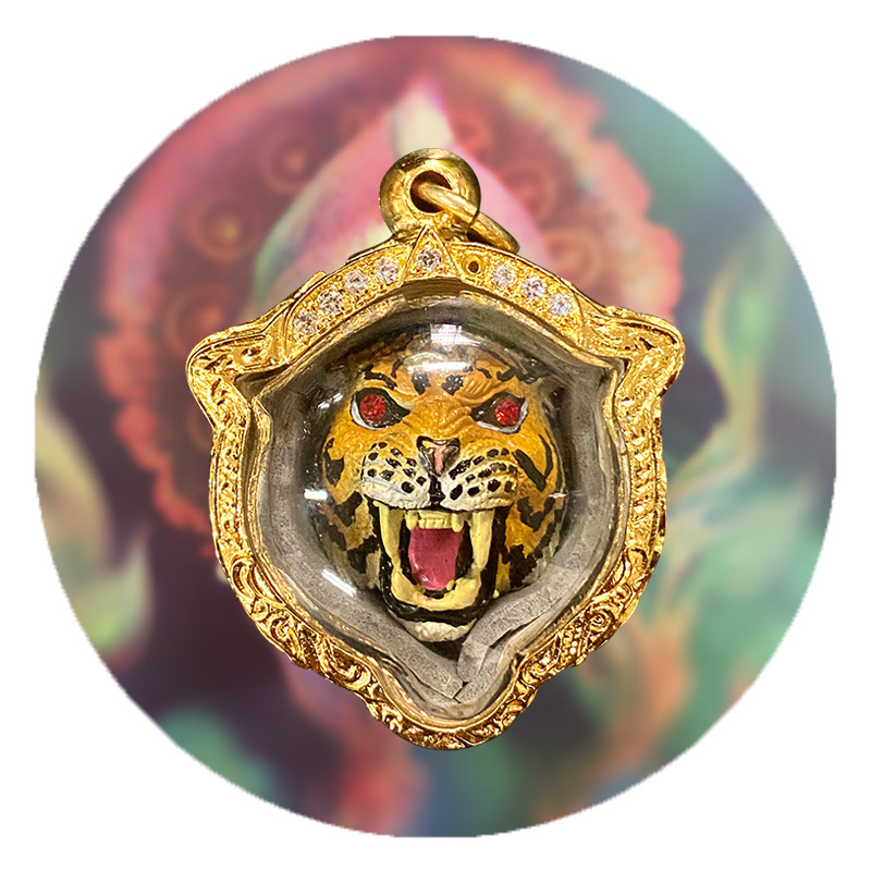 国内现货2553龙婆三安冠兰含金金属鎏金外壳泰国特色