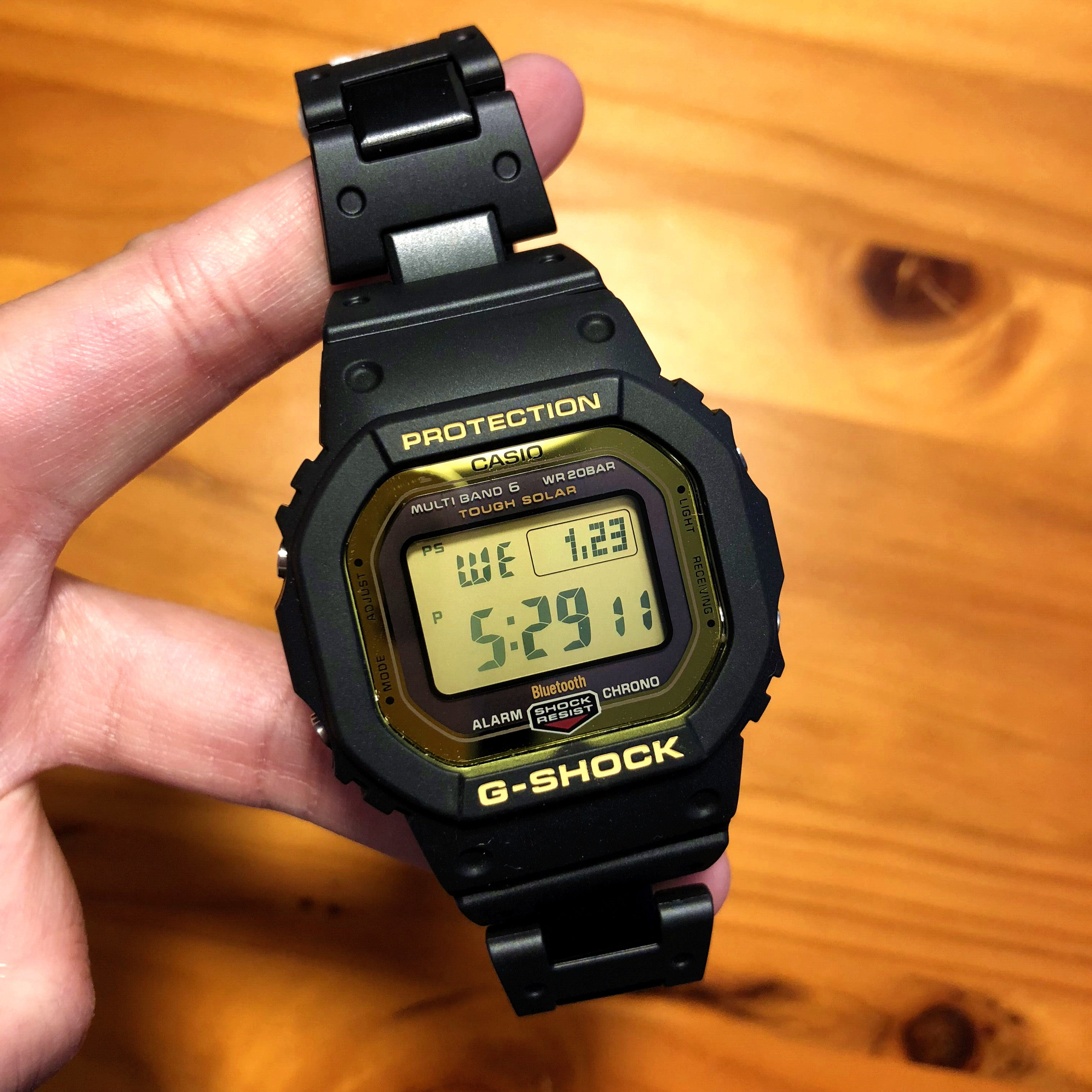 卡西欧太阳能电波gw-b5600-2abchrbldc日韩腕表