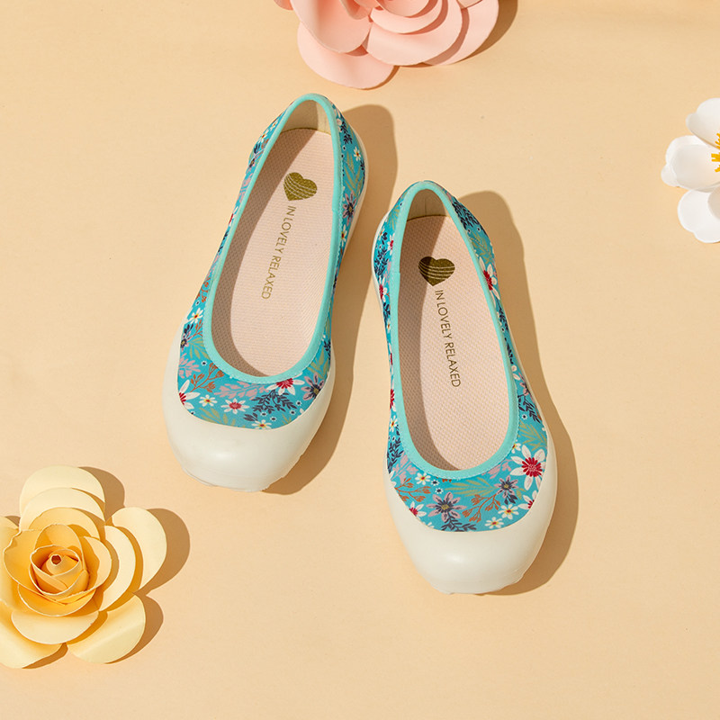 ilr爱乐平底鞋女夏季新款超轻布鞋圆头休闲时尚休闲鞋