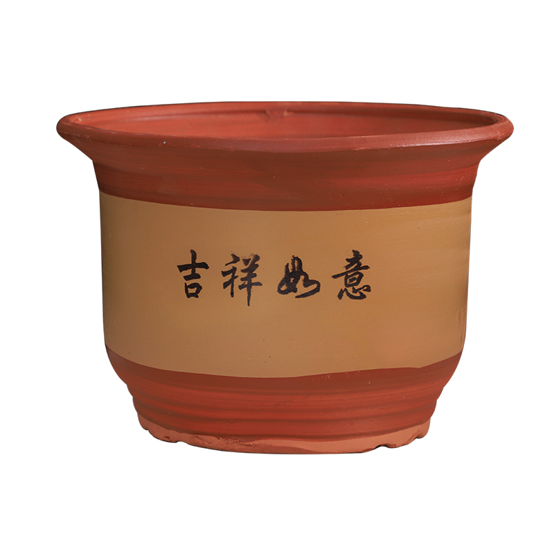 花盆粗陶大号清仓处理包邮陶土兰花兰花花紫砂花盆