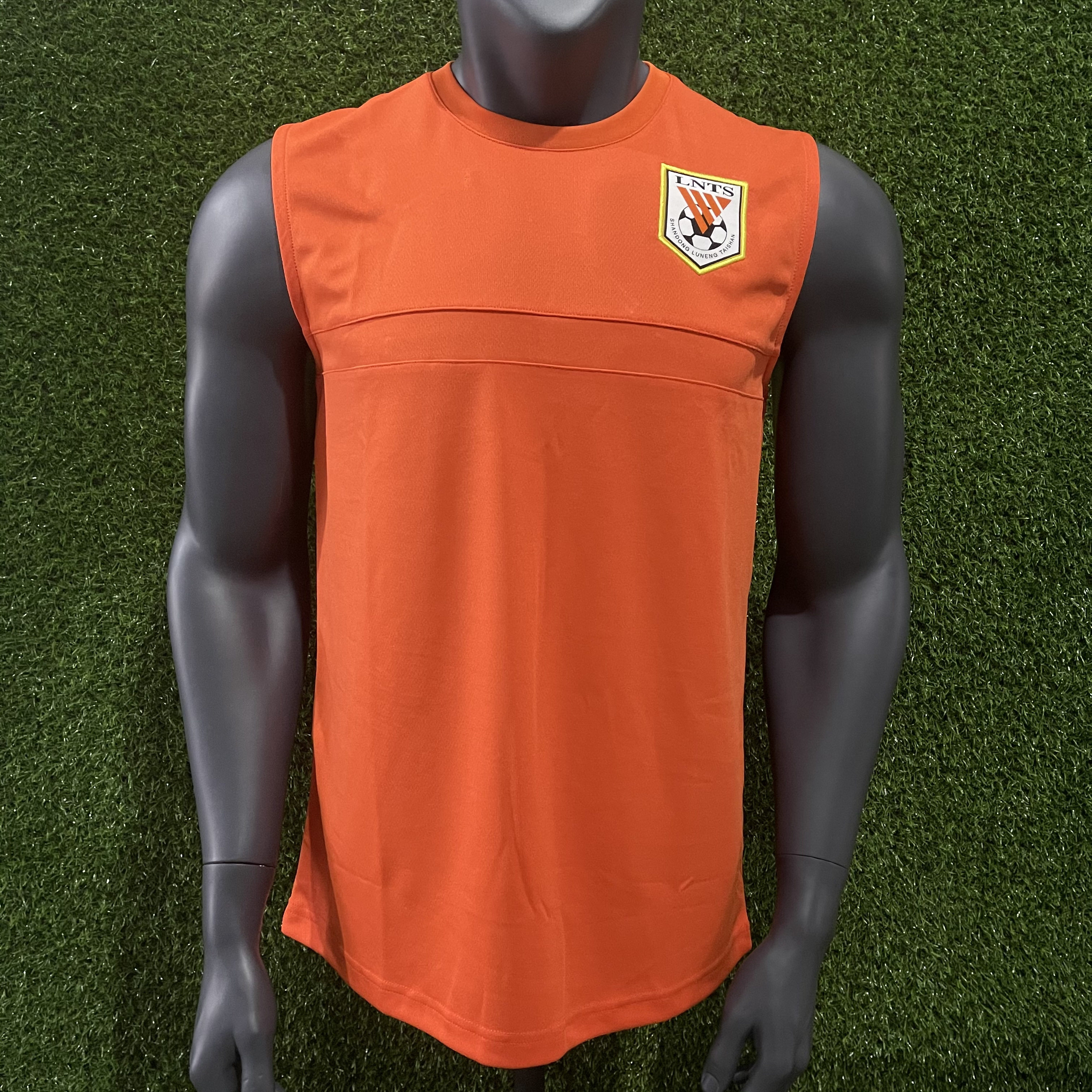 训练山东鲁能球衣短袖2021中超足球无袖球员足球服