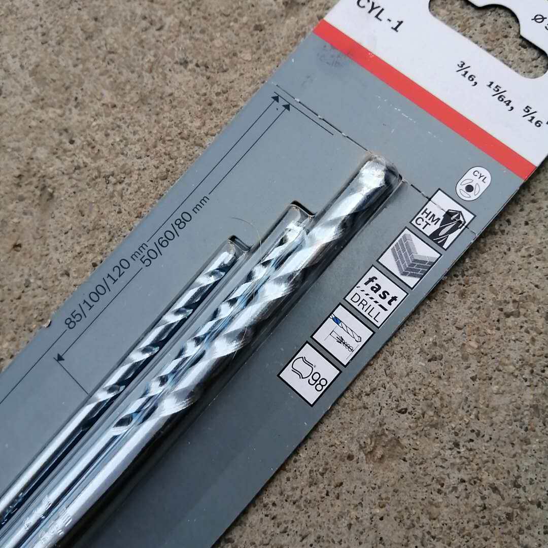 博世8支装石工钻头3支装冲击8mm10mm其它电动工具