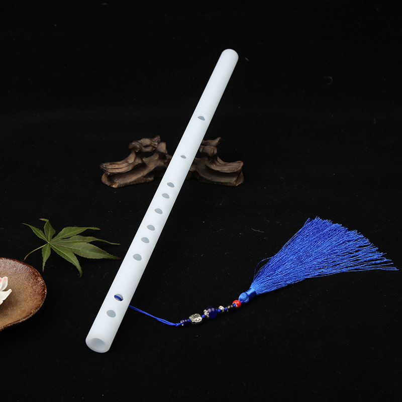 专业有机白玉笛子古风演奏横笛短笛便携成人笛子