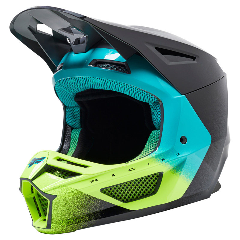 美国foxv2头盔越野摩托车机车全盔防摔安全摩托车头盔