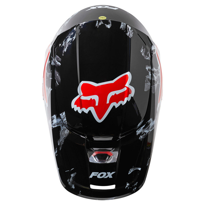 头盔美国foxv1越野摩托车机车骑行摩托车头盔
