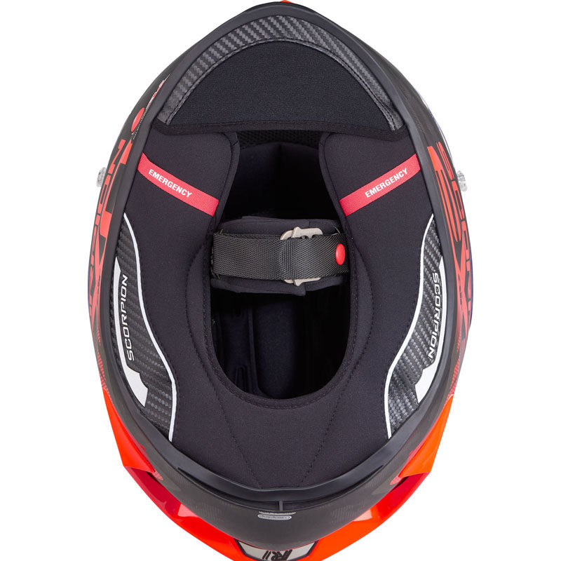 头盔美国scorpion蝎子exor1air摩托车机车防雾充气摩托车头盔