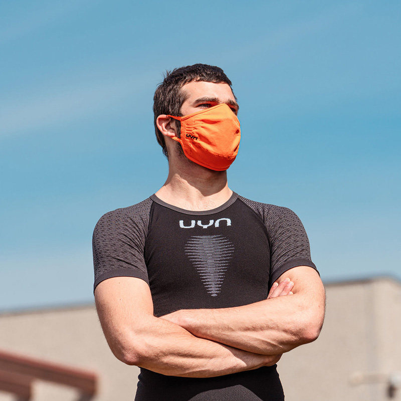 意大利uyn口罩保暖透气速干防潮面罩户外运动日常口罩
