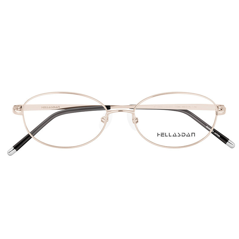 hellasdan华尔诗丹眼镜架纯钛金属超轻休闲女眼镜框眼镜架