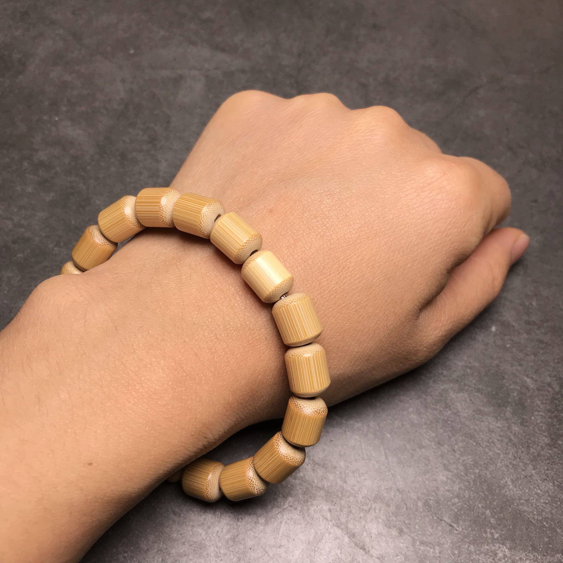 手串一生小玉玉竹竹子手工打磨复古文艺手串