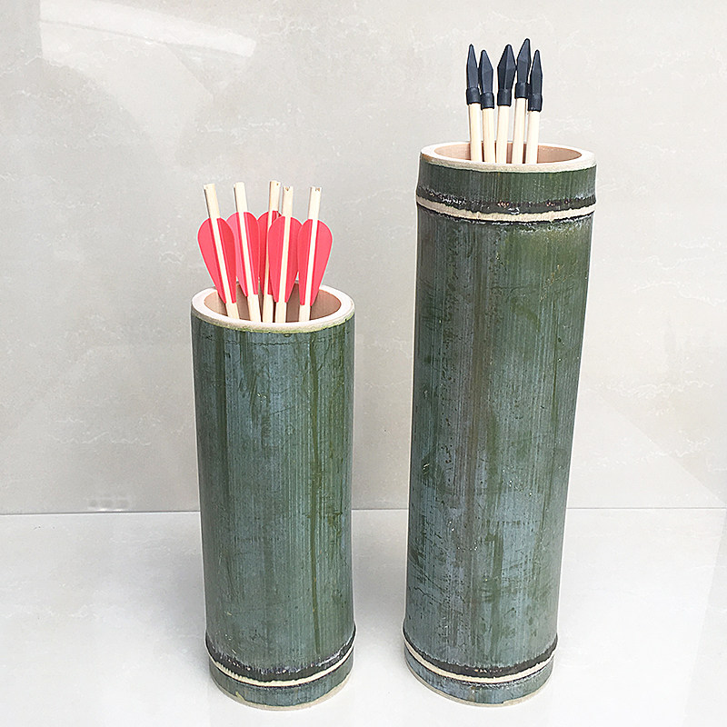 投壶游戏道具仿古幼儿园儿童成人天然天然竹竹筒飞镖