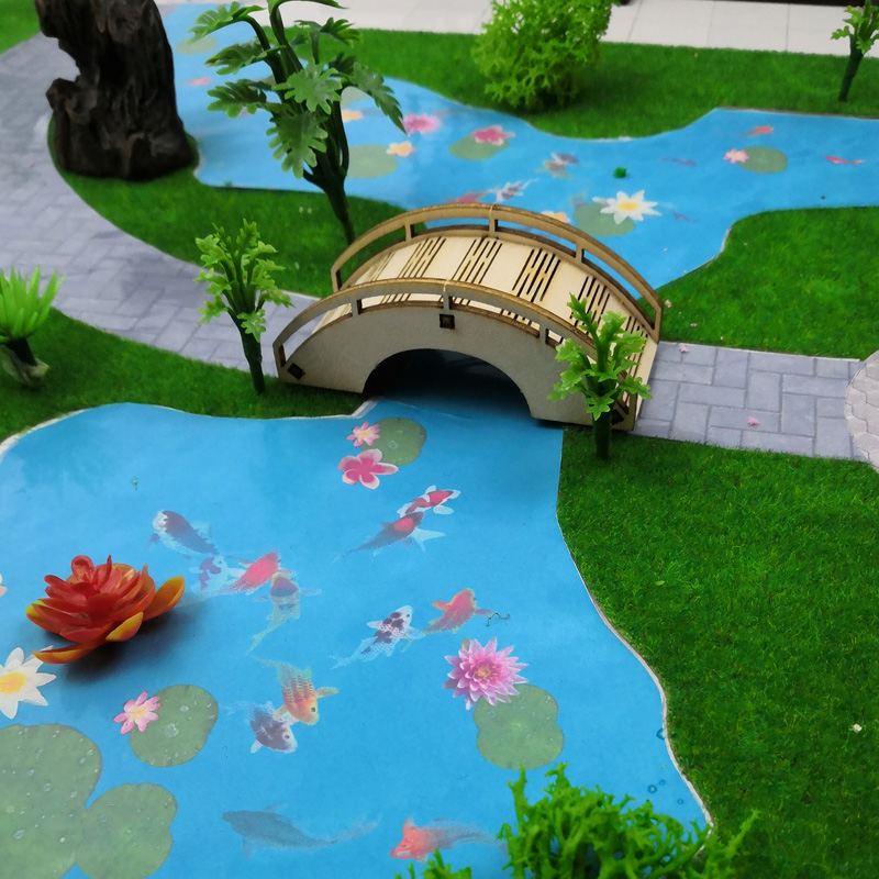 园林设计沙盘模型材料手工手工制制作套装绿化凉亭模型制作工具