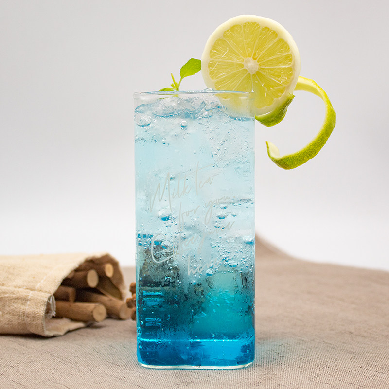 航帆蓝柑果露糖浆风味饮料香蜜气泡苏打水蓝桔糖浆