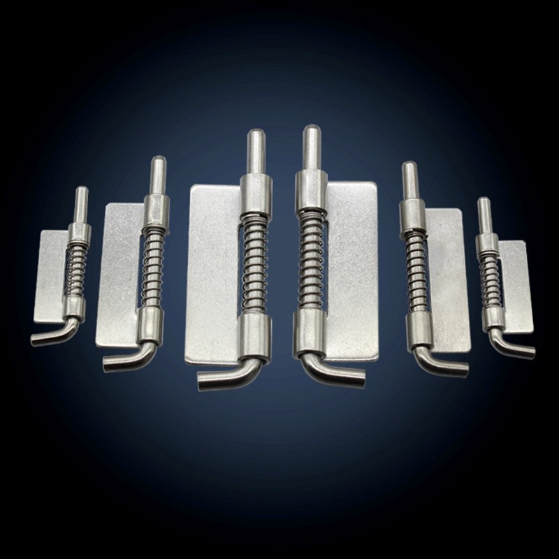 插销铰链加厚不锈钢电柜设备工业机柜平板弹簧明插销