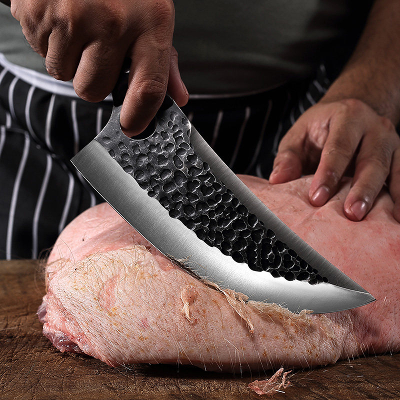 三本盛日日本割肉弯刀商用屠宰场猪肉分割刀锋多功能刀