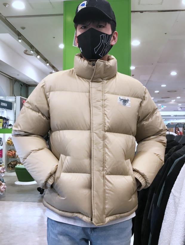 反季韩国代购 NBA 20冬季 男女休闲短款宽松鹅绒羽绒服N204DW030P