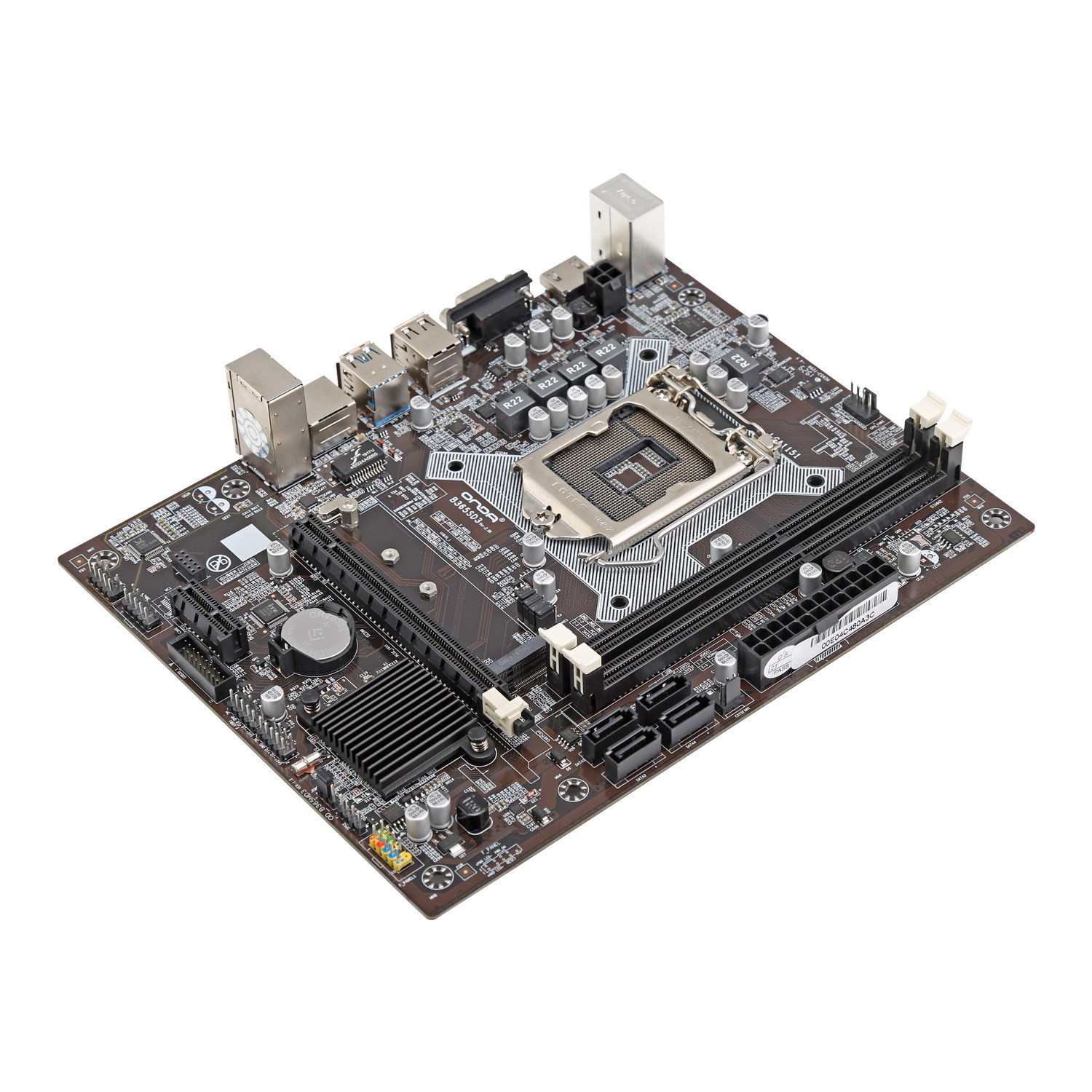 昂达b365sd3全固版1151针电脑ddr3双通道内存槽台式 机游戏主板