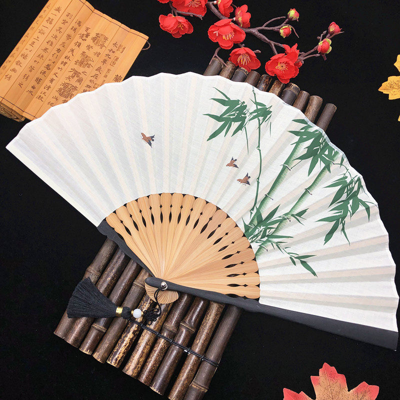 中国国风手工随身折叠扇男日式古风扇子折扇扇子