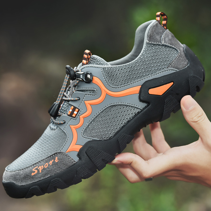 骆驼 洲徒步男鞋户外休闲鞋2020新款工装登山鞋大码真皮运动鞋子