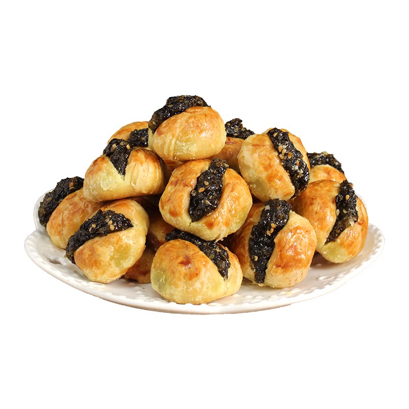 潮味馆丨正宗广式潮汕特产传统手工紫菜饼海传统糕点