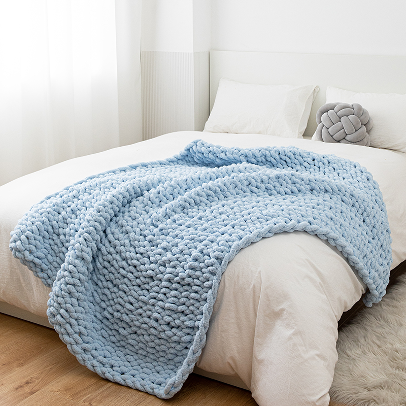 针织毛毯被子沙发午睡休闲盖毯轻奢办公室午休休闲毯