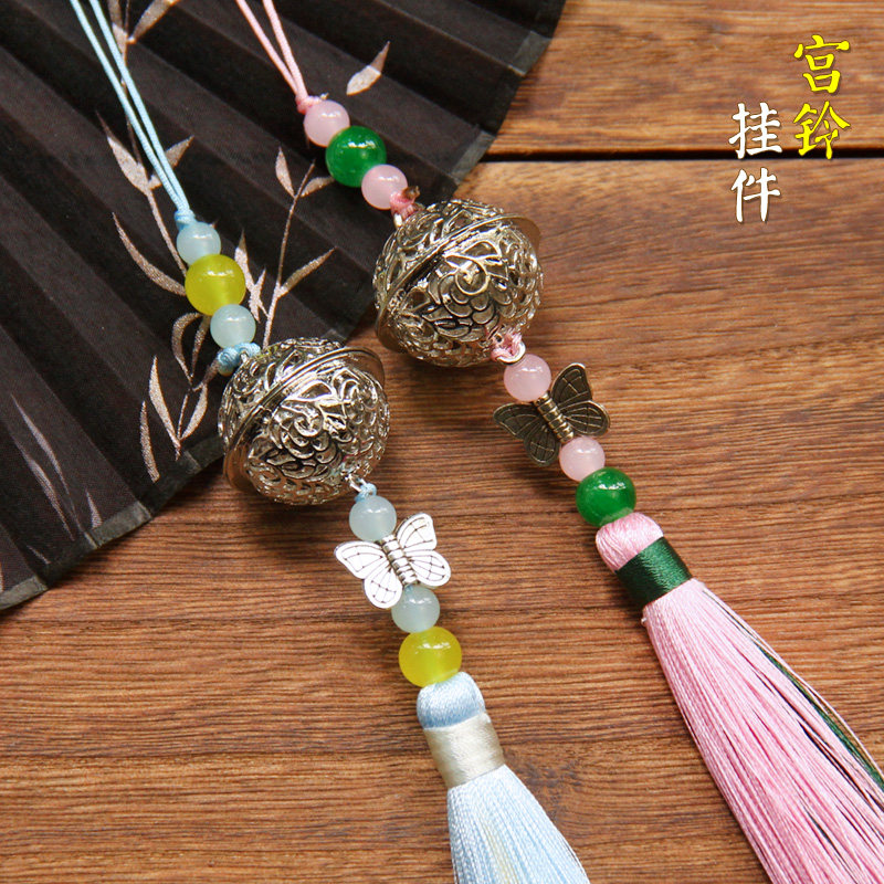 宫铃古风清心铃铛古装汉服流苏挂件禁步腰佩挂饰