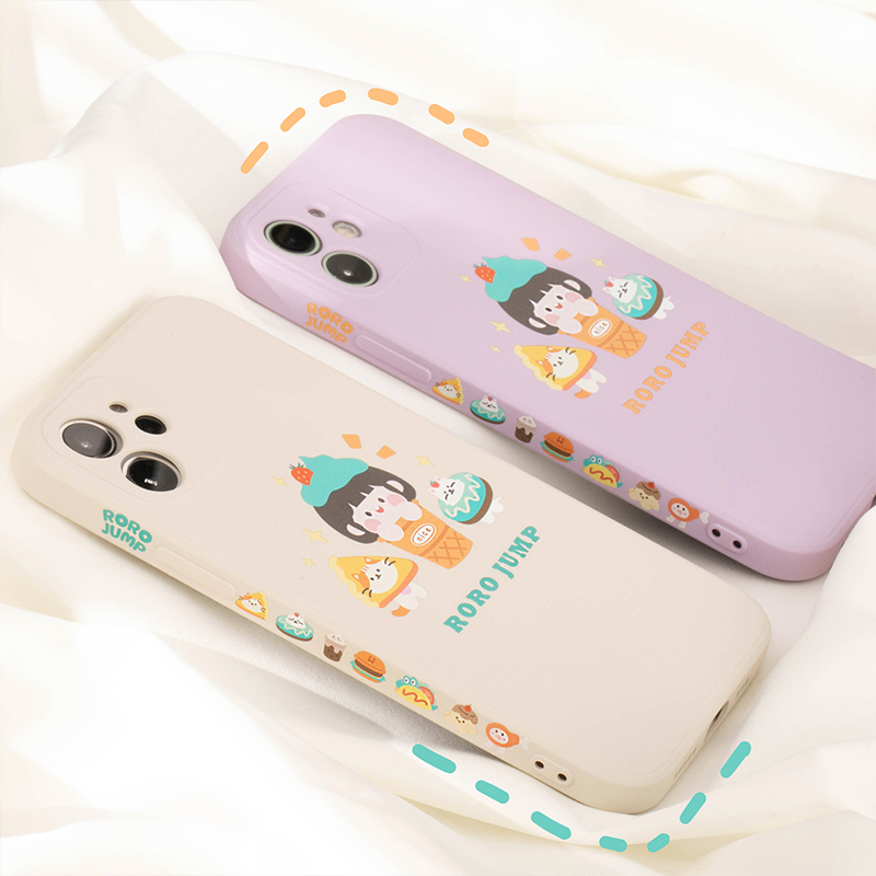 肉肉酱美食侧边适用iphone12promax苹果11手机壳x/xs液态78plusxr - 图2