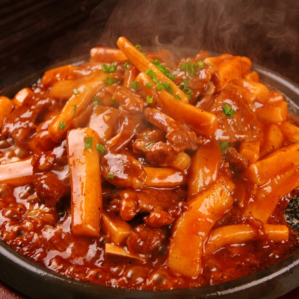 正宗韩式打糕条韩国年糕小吃部队火锅带料500克年糕