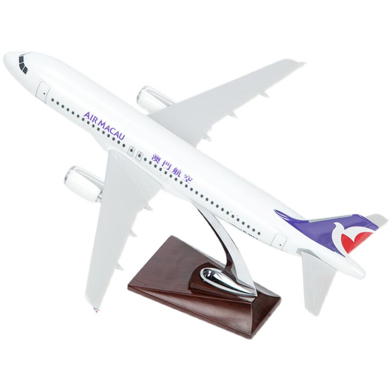 模型37cm空客a320澳门航空仿真飞机民航客机飞机模型