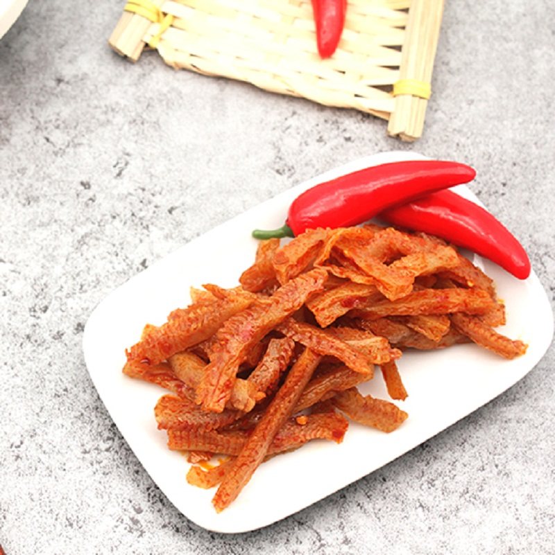 缺牙齿香辣素牛肚30包*18g整盒素毛肚湖南特产麻辣零食休闲食品-mc母