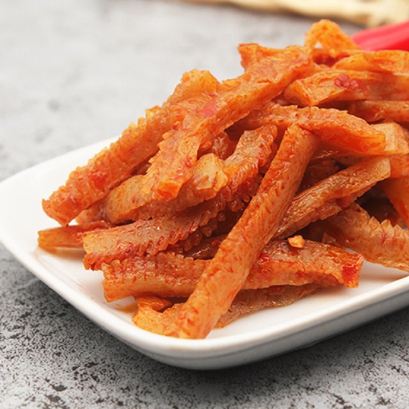 缺牙齿香辣素牛肚30包*18g整盒素毛肚湖南特产麻辣零食休闲食品-mc母