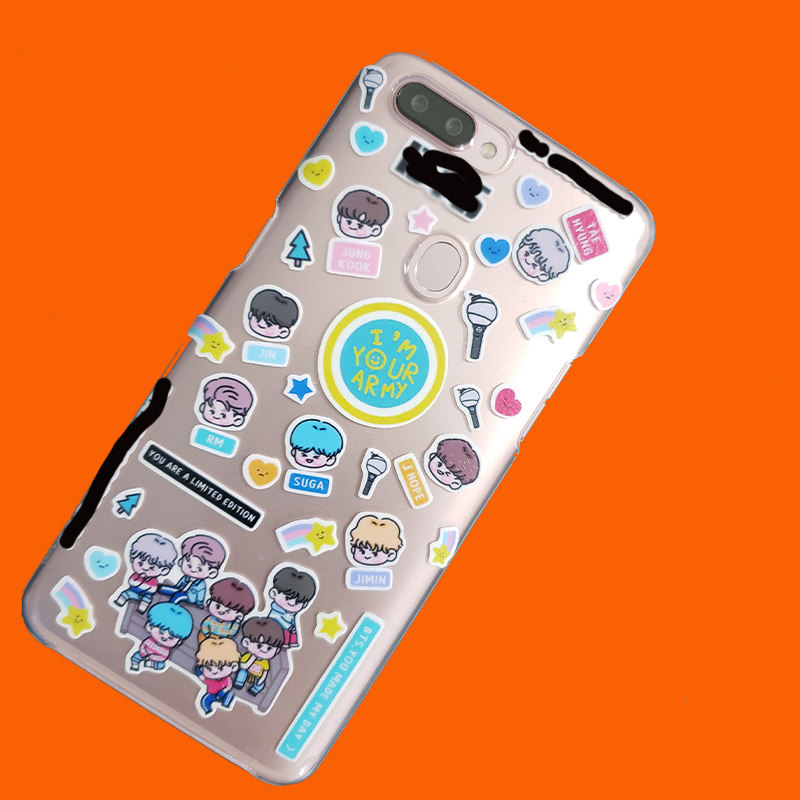 防弹少年金泰亨田柾国闵玧其朴智旻jin动漫卡通手机贴纸