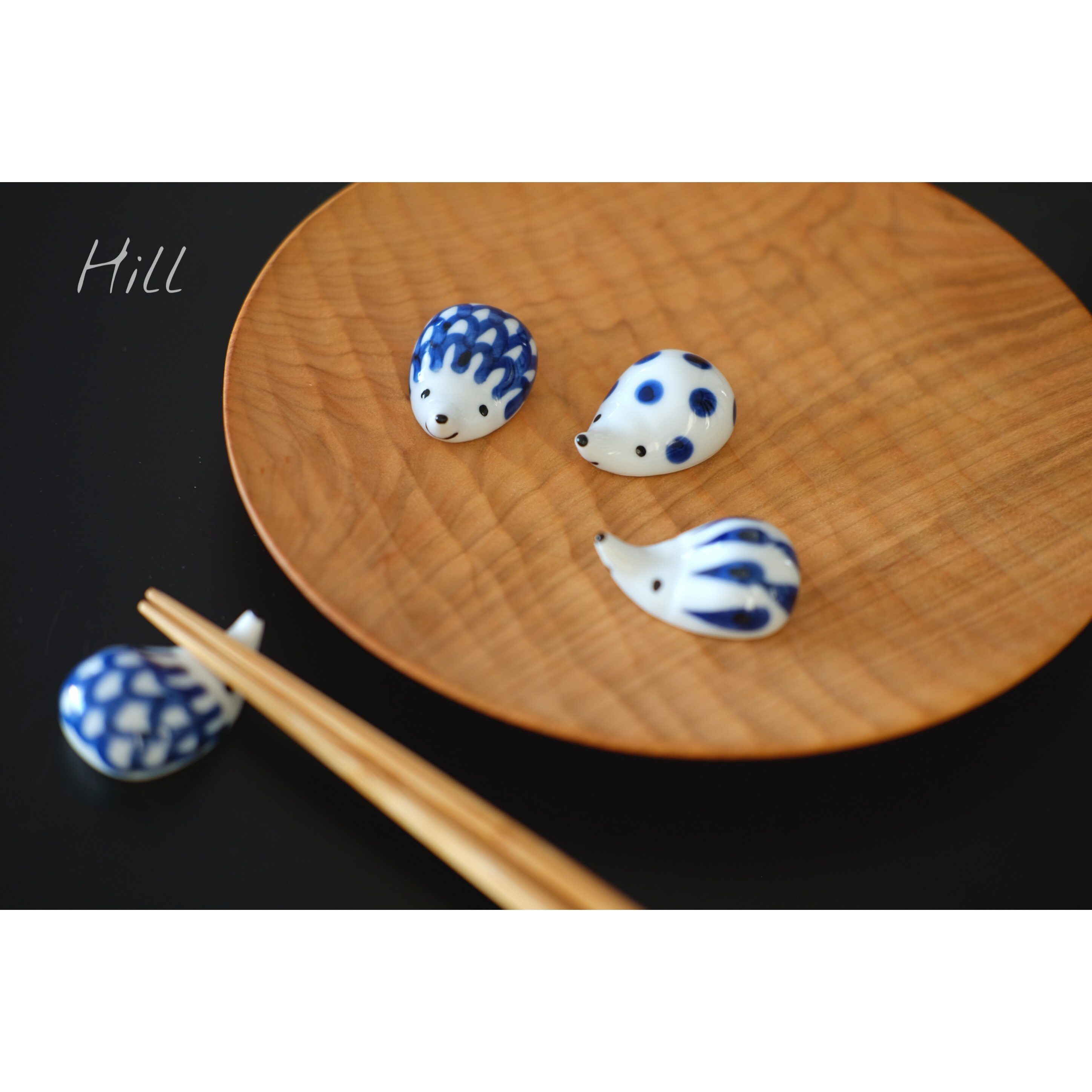 现货日本进口zakka可爱卡通创意动物刺猬陶瓷摆件