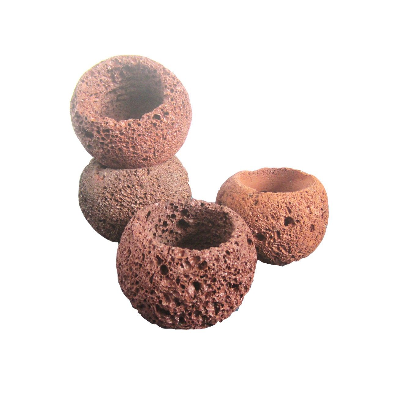 花盆圆球火山山石火山岩腾冲石头菖蒲盆小绿植花盆