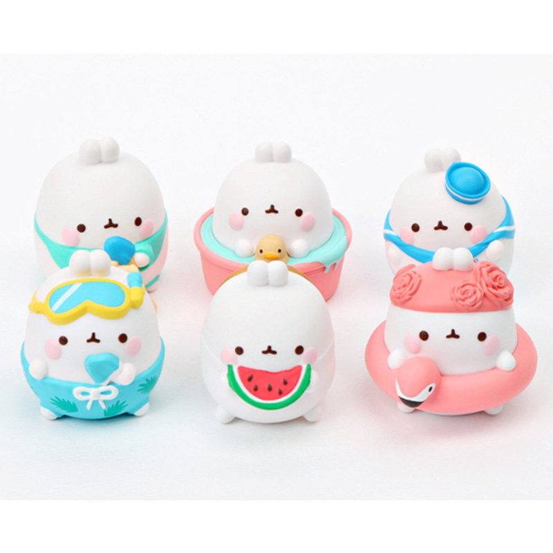 官方正版土豆兔盲盒molang兔子子萌浪兔手办少女潮玩盲盒