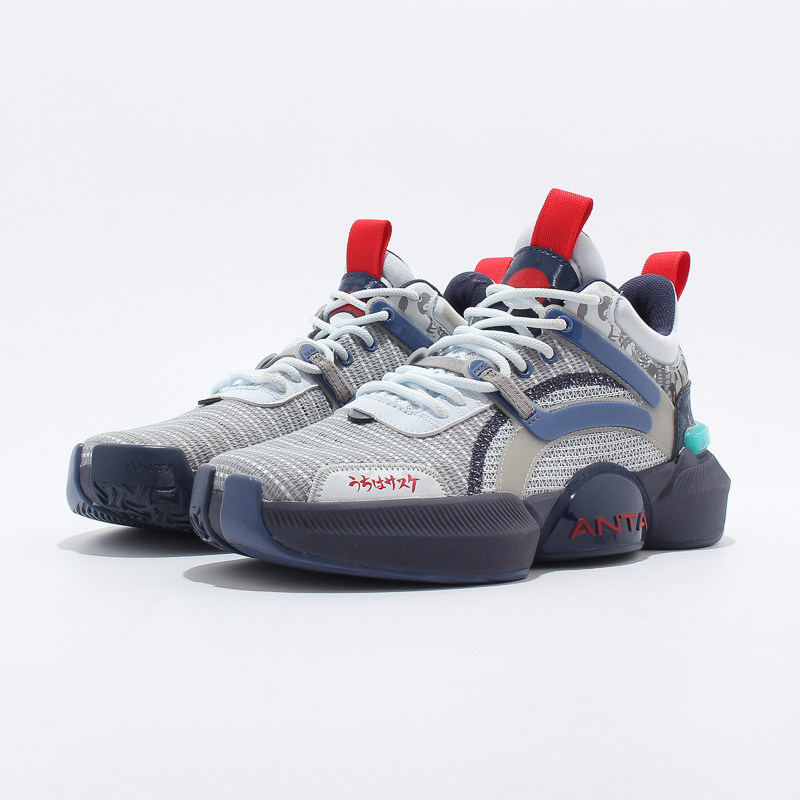 anta安踏篮球球鞋男鞋火影忍者联名低帮减震耐磨篮球鞋