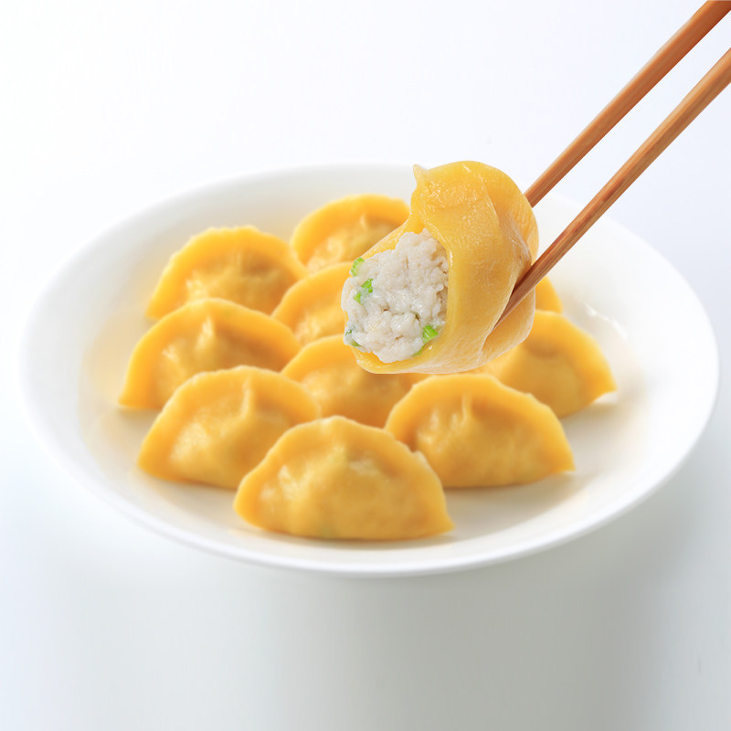 水饺船歌鱼水黄花鱼460g24只速冻早餐海鲜蒸饺水饺