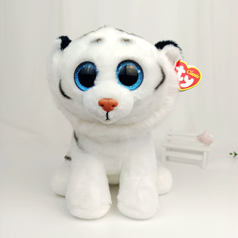 老虎布娃娃女孩泰伯玩偶德拉可爱唐德拉正版ty毛绒布艺类玩具