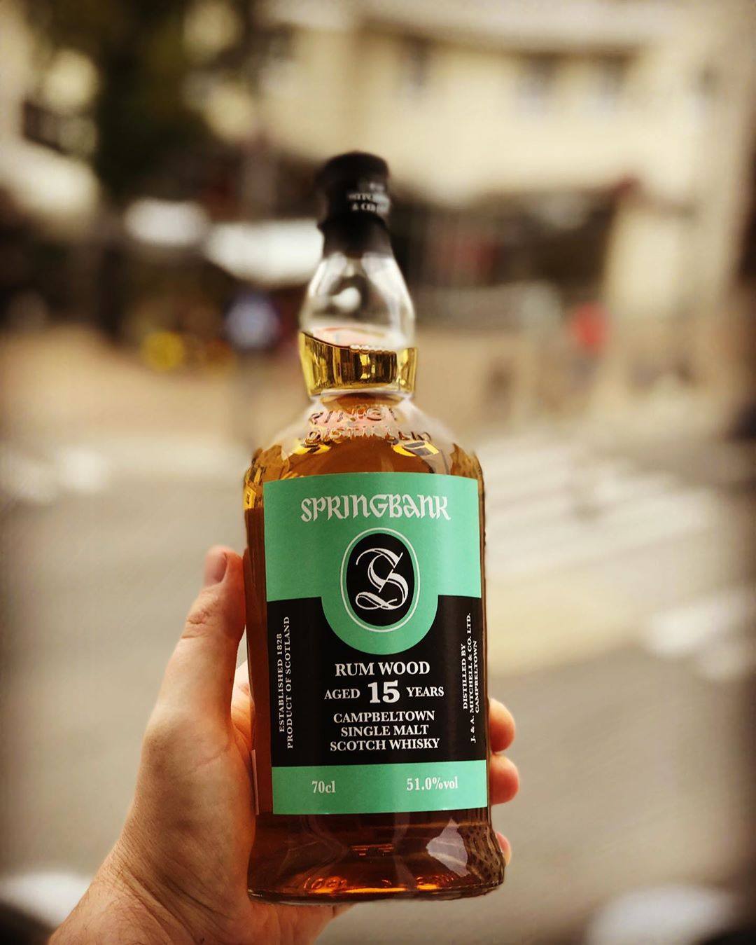 售罄springbank云顶15年朗姆单一纯麦威士忌苏格兰高度威士忌