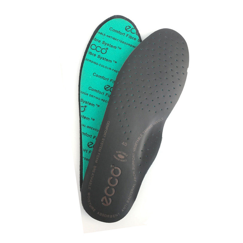 鞋垫爱步ecco男式舒适牛皮男鞋正品透气大小鞋垫