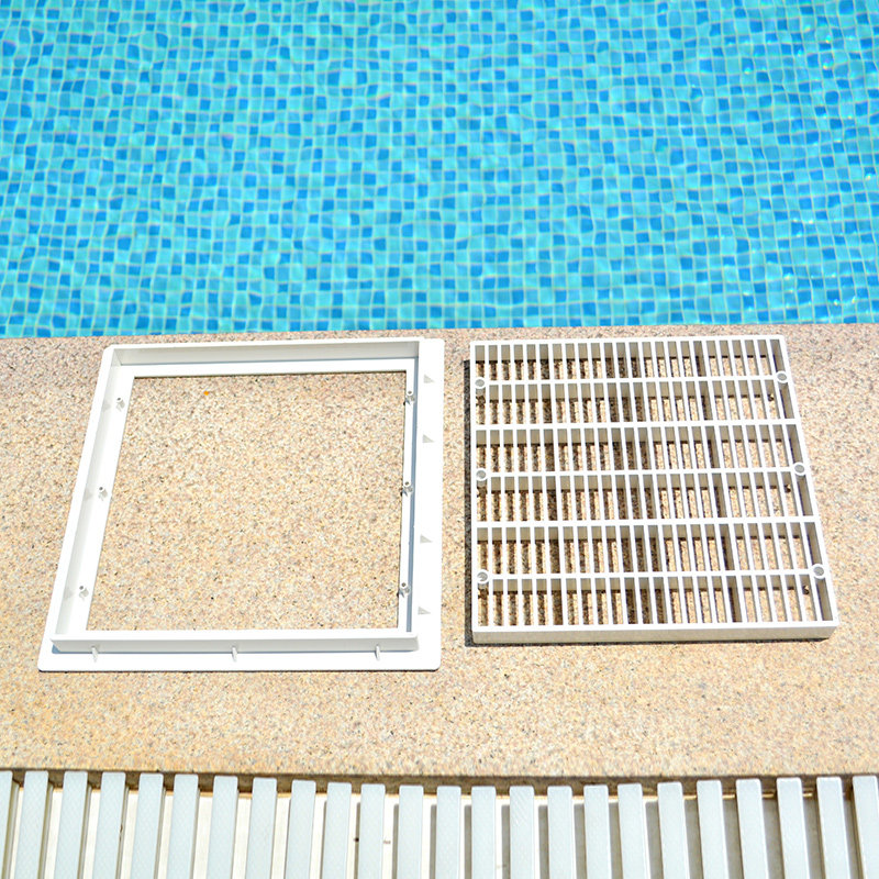游泳池排水方形排水口池底出水器口设备sp1032地漏泳池设备