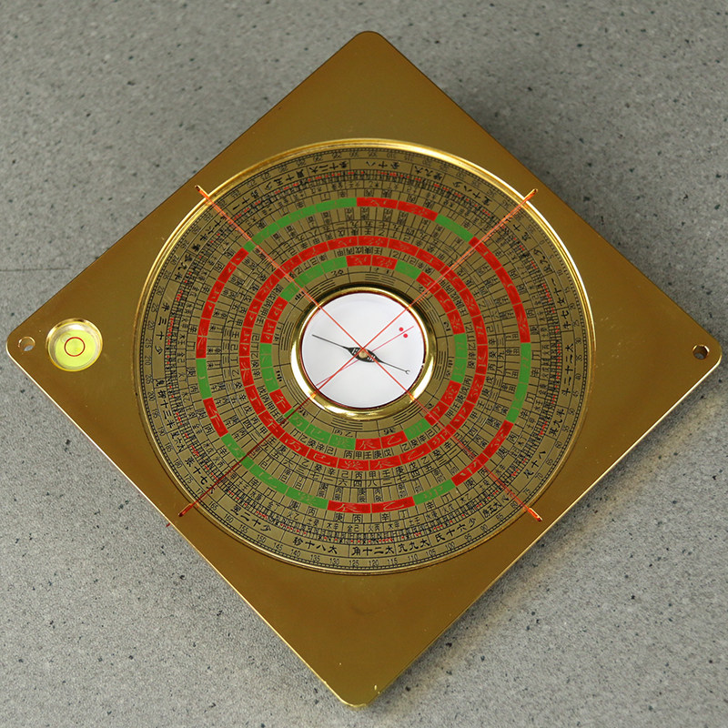 八卦罗盘风水高精度随身携带迷你正品纯铜专业小号摆件