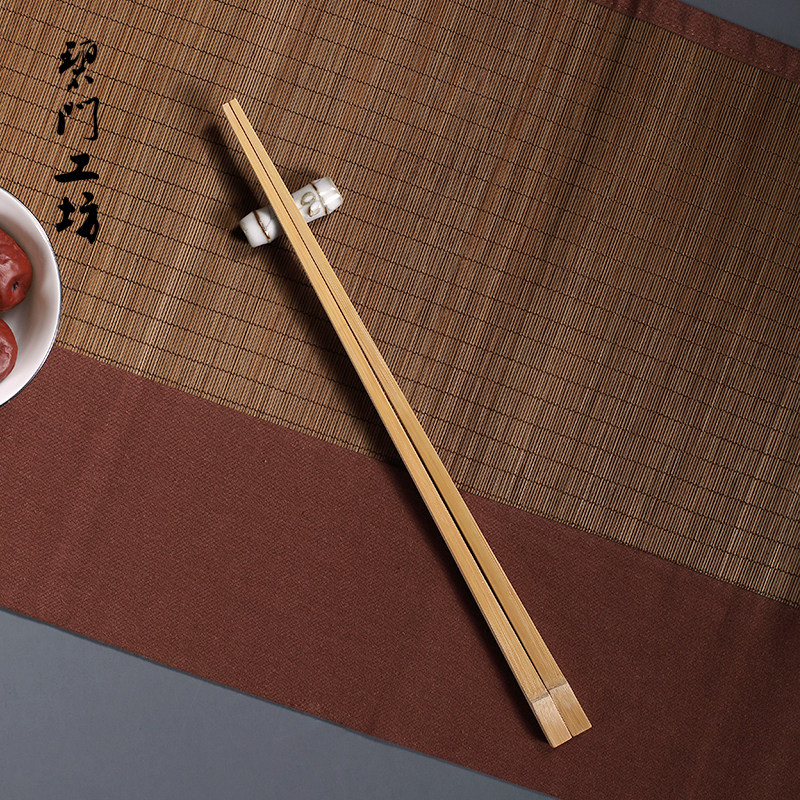 原竹筷子中国国风天然无漆高档民宿精致竹制筷子