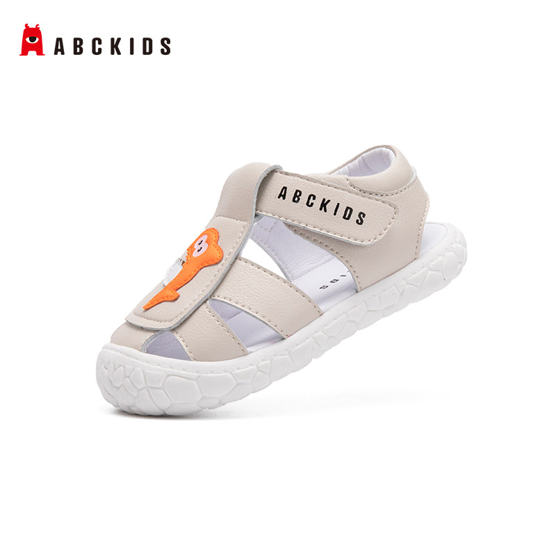 abckids童鞋夏季新款儿童凉鞋男宝宝鞋子软底包头沙滩小孩机能鞋