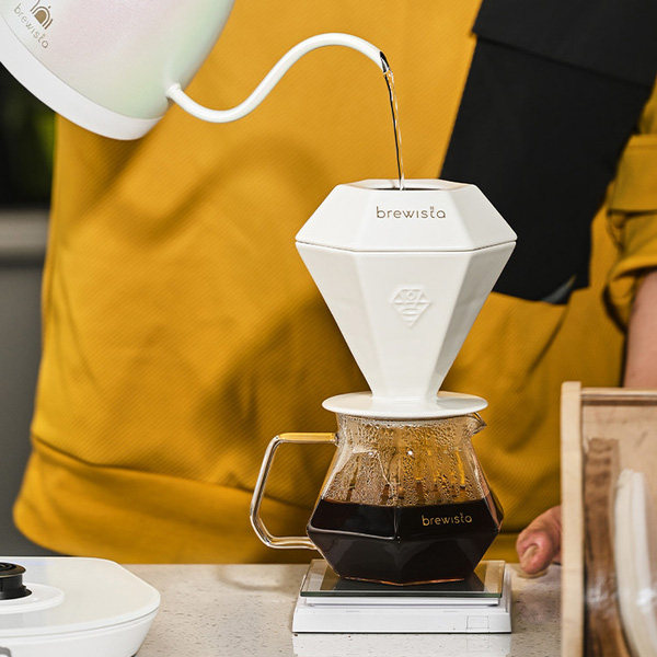 brewista双层耐热玻璃v60手冲咖啡滤杯系列分享配套器具