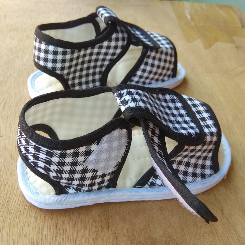 布鞋儿童凉鞋手工婴儿学步千层布凉鞋宝宝棉纳儿童汉服鞋