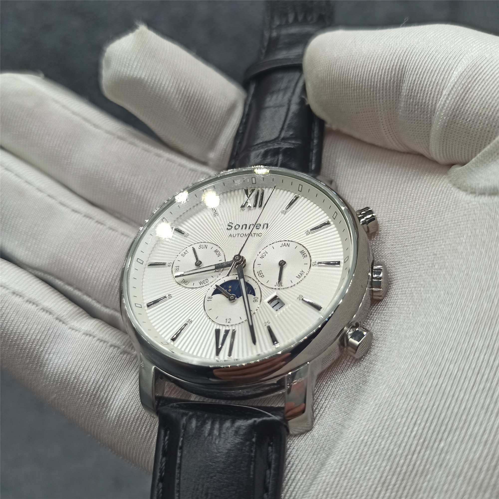 手慢无 高性价比全自动机械表男库存尾货小众轻奢简约商务手表男