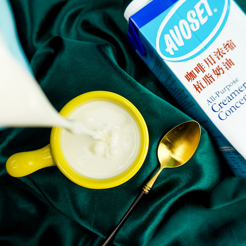 爱护牌浓缩咖啡奶植脂奶油稀奶油整箱咖啡奶淡奶油1000ml*12盒