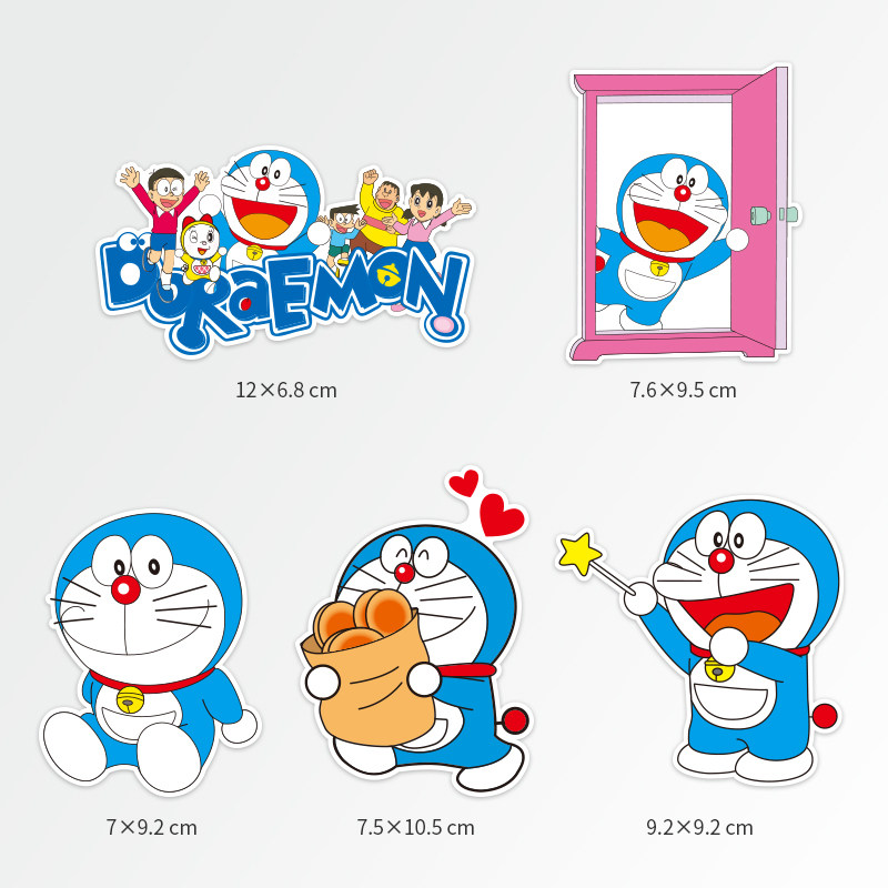 叮当猫哆啦a梦动漫贴画吉他记本电脑行李箱旅行箱贴纸防水