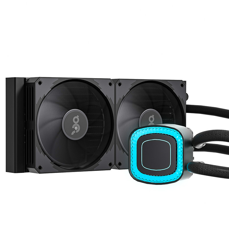 爱国者冰魄w240一体式cpu水冷散热器台式电脑无光静音散热器